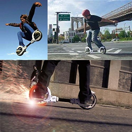 Biligo Cool Sport Workshop Skatecycle Hubless 2-Wheels Skateboard (bule)