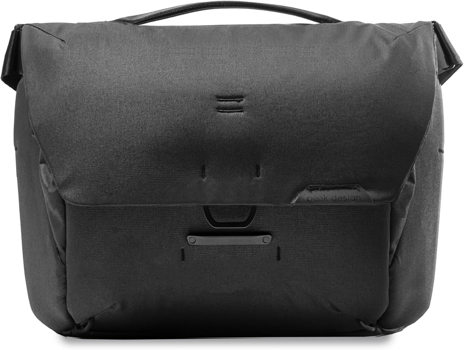 Peak Design Everyday Messenger V3 13L, Black, Weatherproof Camera and Work Bag with Laptop Sleeve, Expandable, MagLatch Closure, FlexFold Dividers, Fits 13