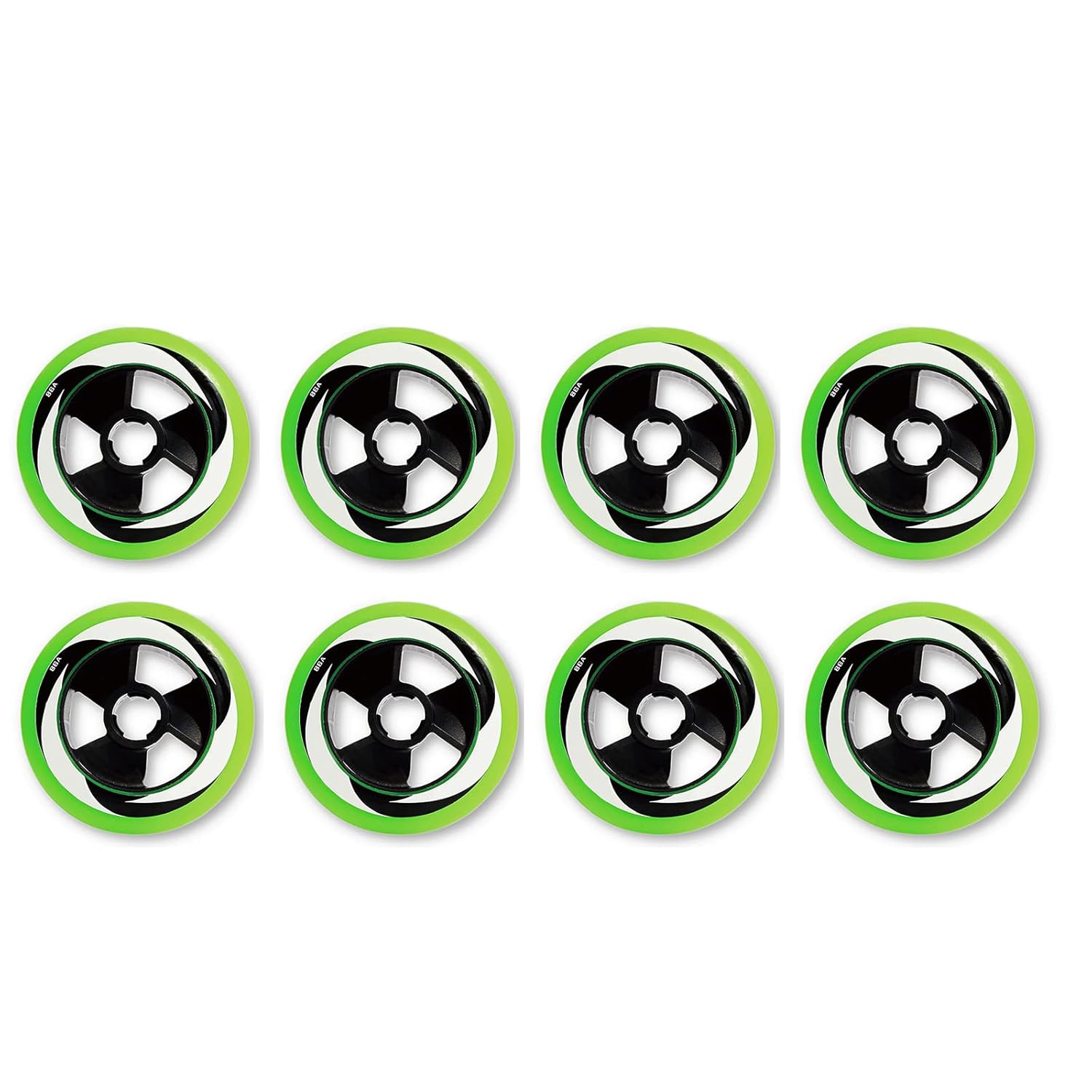 Inline Skate Wheels Replacement,Skate Wheels, 86A Inline Hockey Skates Replacement Wheels for Outdoor or Indoor 90mm, 100mm, 110mm for Choose(90mm)(100mm)