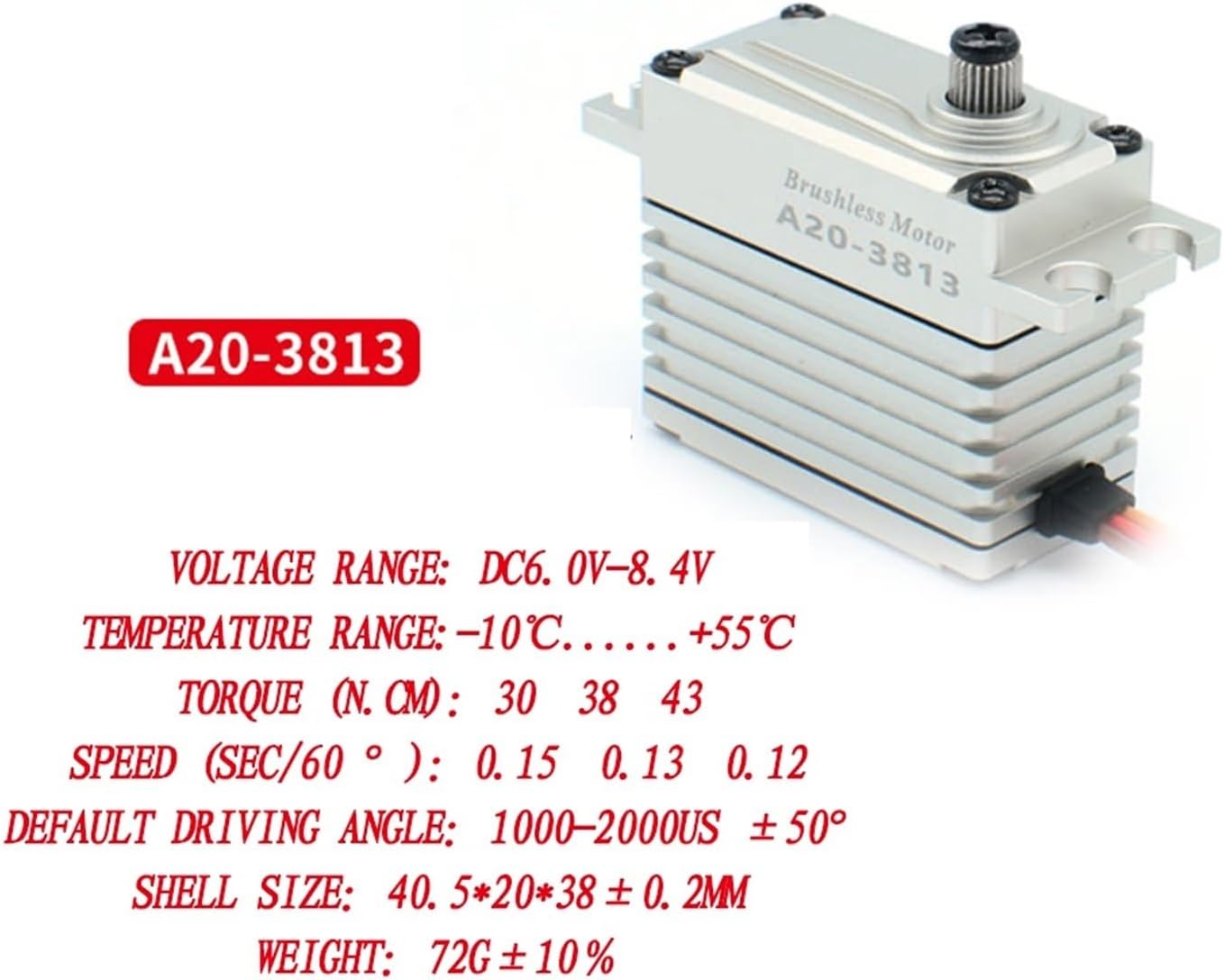A20-4515 A20-3813 A15-1810 A15-2212 High Torque Machine servo A13-610(A15-1812)