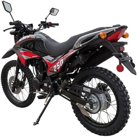 HHH 250cc Scooter Dirt Bike Raven XL 250 Enduro Street 250cc Motorcycle Dual Sports Enduro Bike - Choose Your Color