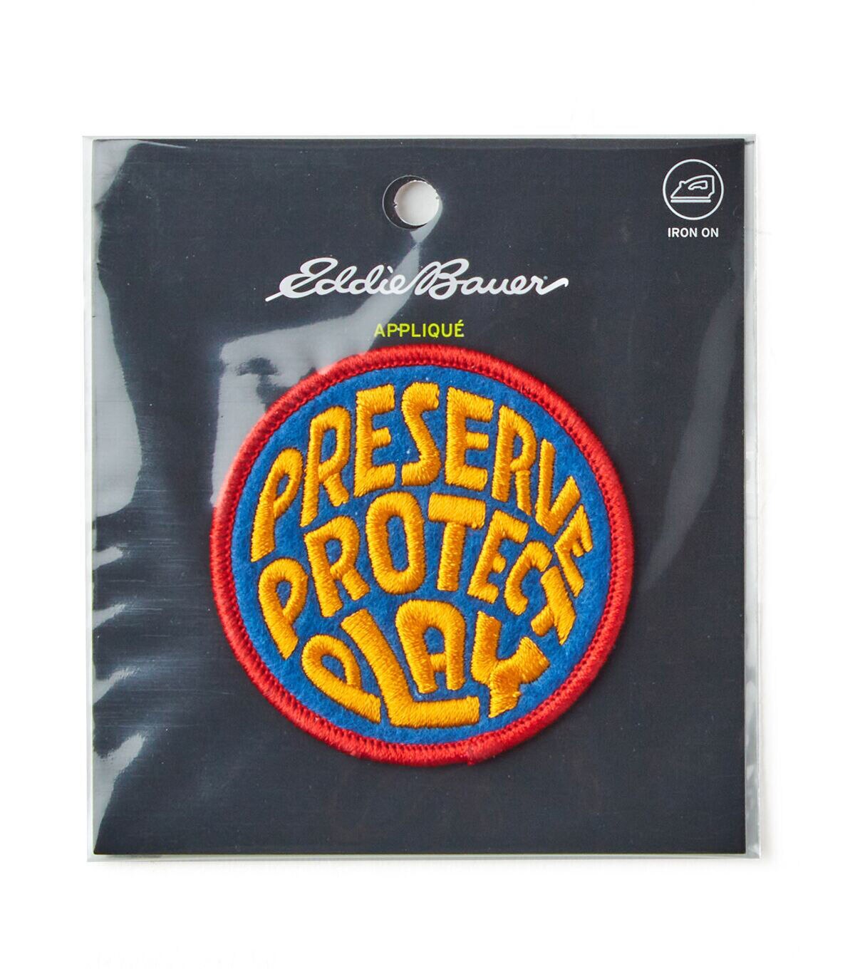 Eddie Bauer 2.5 Preserve Protect Play Iron On Patch
