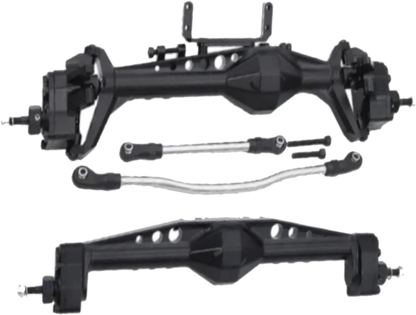 RC Vehicle Axles Compatible with Axial for Capra 1/10 RC Car Part Aluminum Alloy Front Rear Axle RC Upgrade Part Rc Front Rear Axle Upgrade Accessories