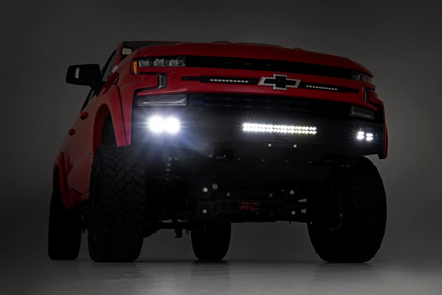 Rough Country Front High Clearance LED Bumper for 19-22 Silverado 1500-10757A