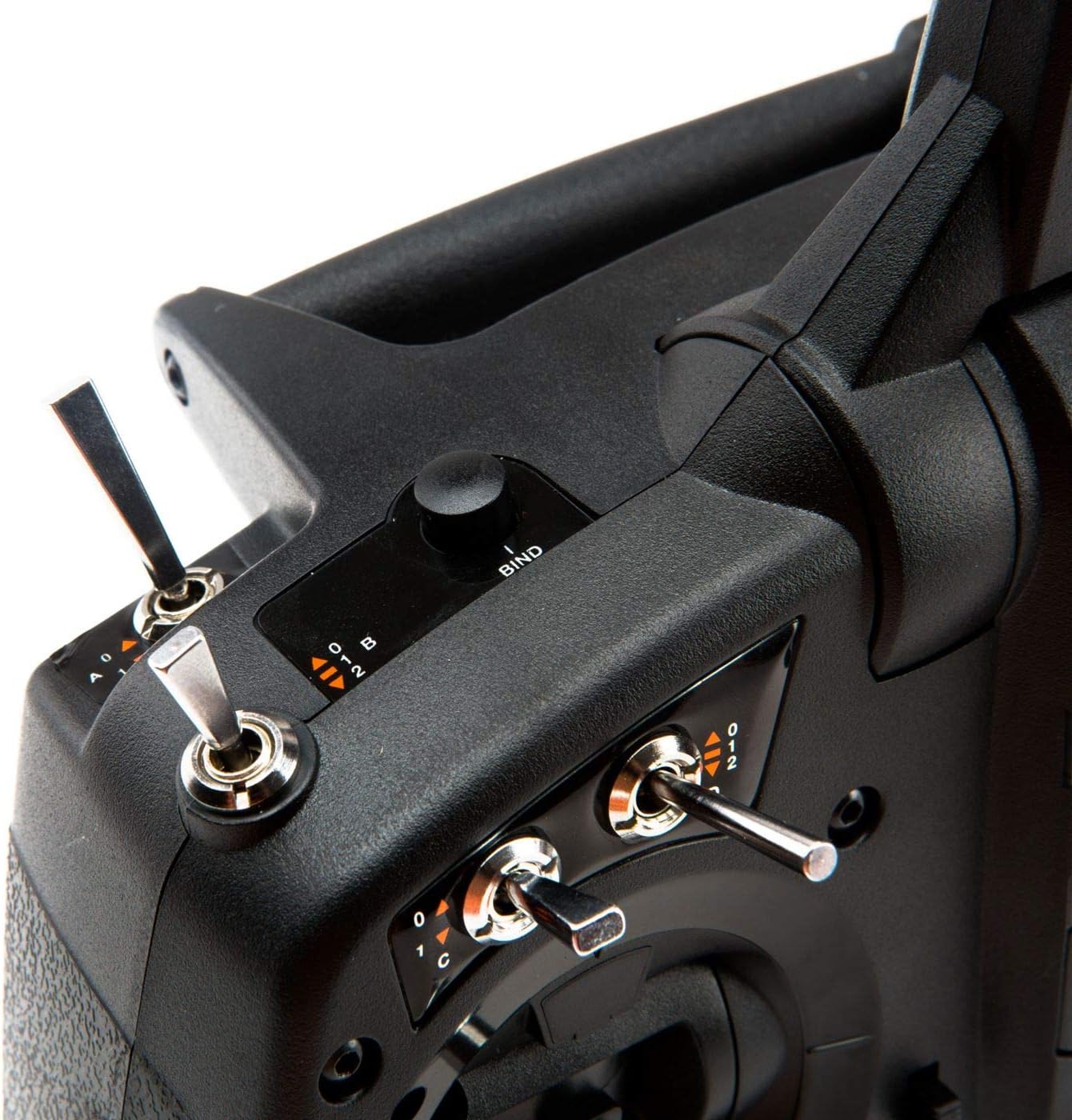 Spektrum DX6e 6-Channel DSMX 2.4GHz RC Radio Transmitter Only (No Receiver) with 250 Model Memory | Telemetry | Wireless Trainer Link, SPMR6655 , Black