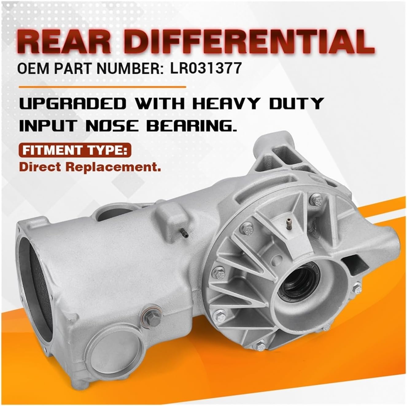 Rear Differential LR031377 Compatible For Land Rover LR2 08-15 Compatible For Range Rover Evoque 12-15