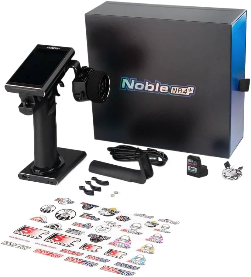 NB4+ 2. 4G 8CH Radio Transmitter Remote Controller With FGR4S Receiver AFHDS 3 Protocol Compatible With RC Cars And Boats