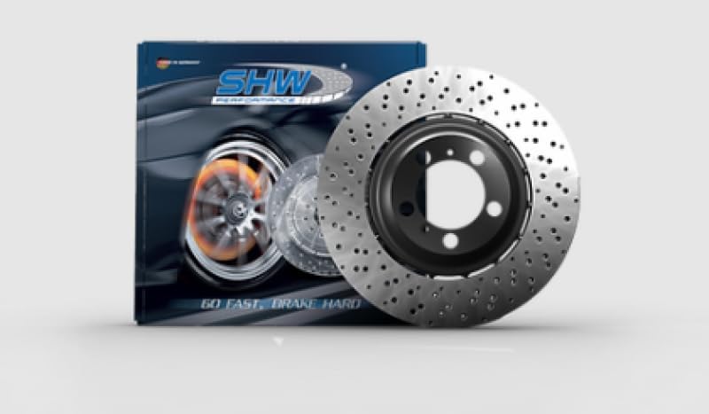 Shw Performance AFX40481 SHW Drilled-Dimpled LW Rotors