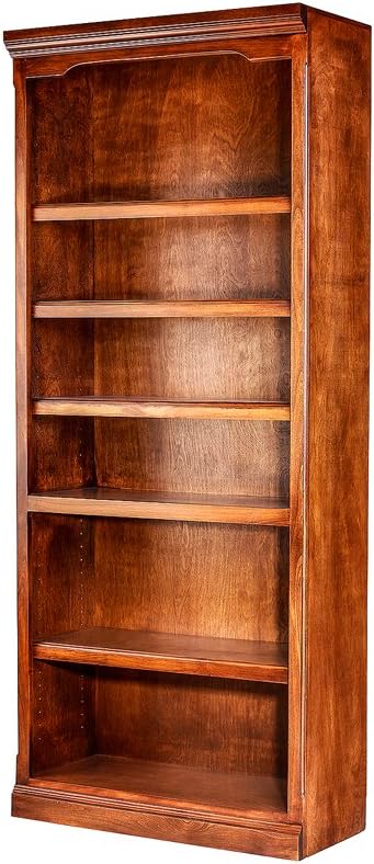 FOREST DESIGNS Traditional Bookcase Whitewash Oak