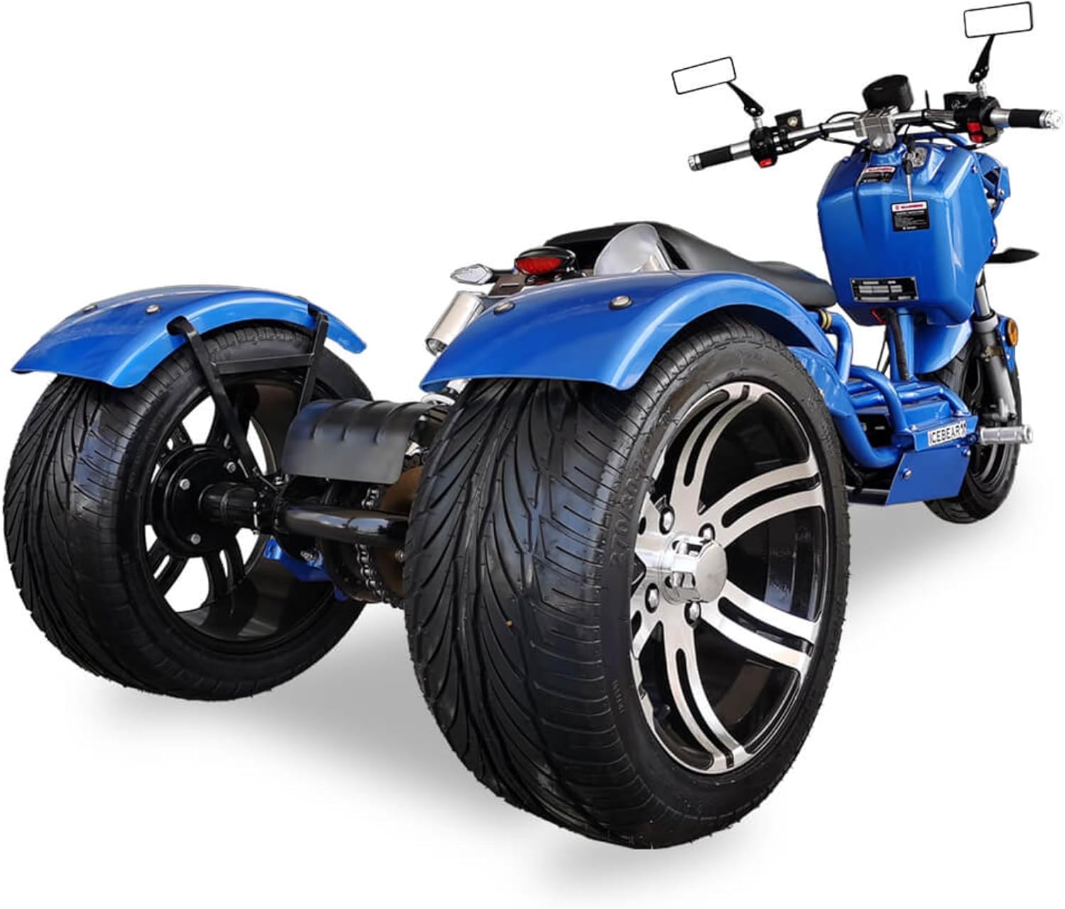 150CC Mean Dog Trike | 3-Wheel Motorcycle, ICEBEAR Ruckus PST150-19N, Featuring A Low Center of Gravity and Responsive Steering, Ample LEGROOM