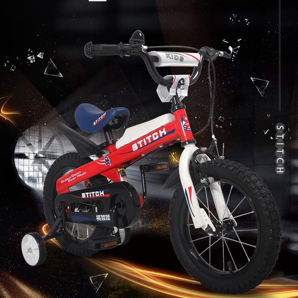 Kids Bike 2 Color, 12 Inch, 14 Inch, 16 Inch, with Stabilizer, Mudguard and Bracket, 2-8 Year Old