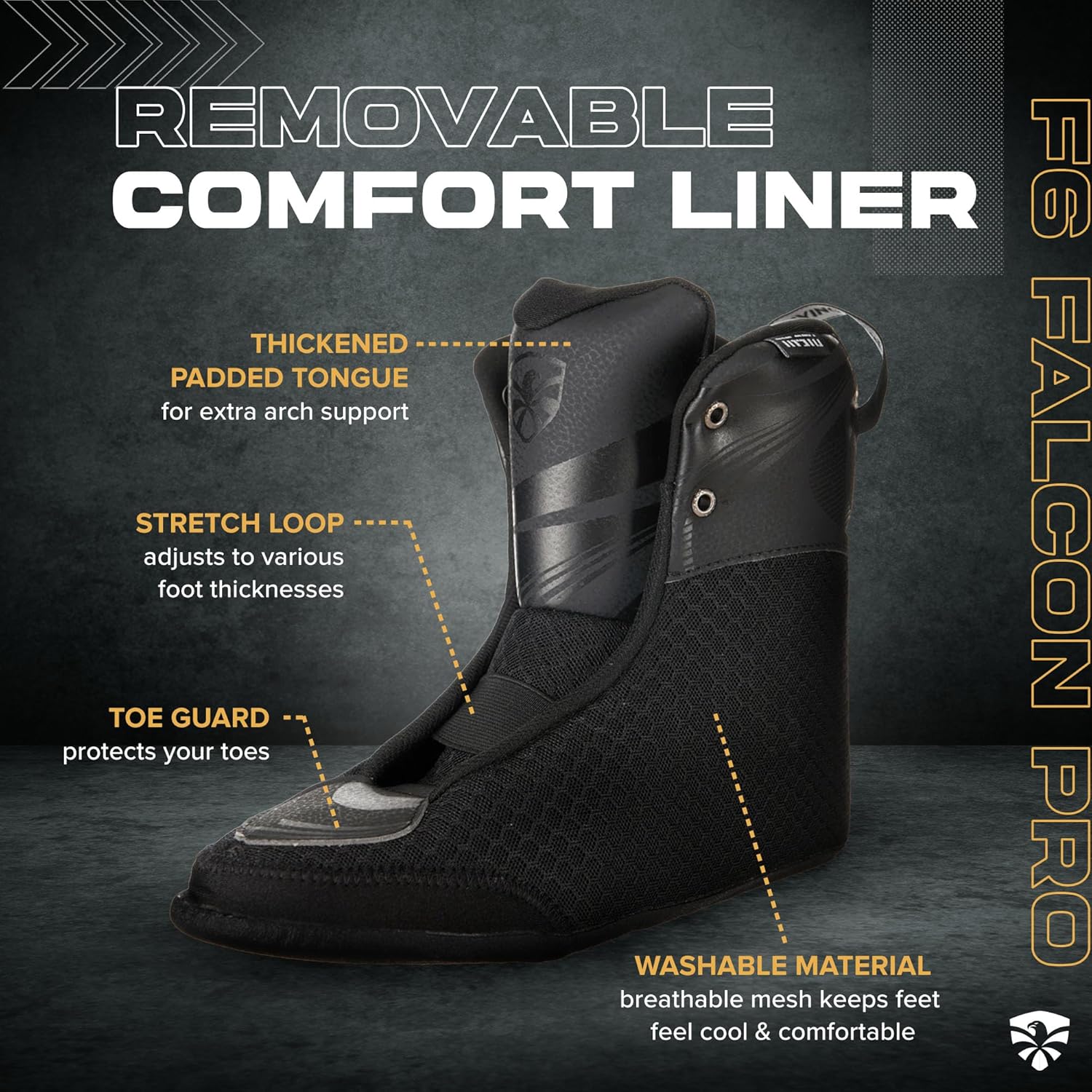 Flying Eagle F6 Falcon Pro Freeskates - Adult Inline Skates Urban, Inline Roller Skates Women, Skating Shoes, Adult Speed Skate for Skater Women - 11 Size Options