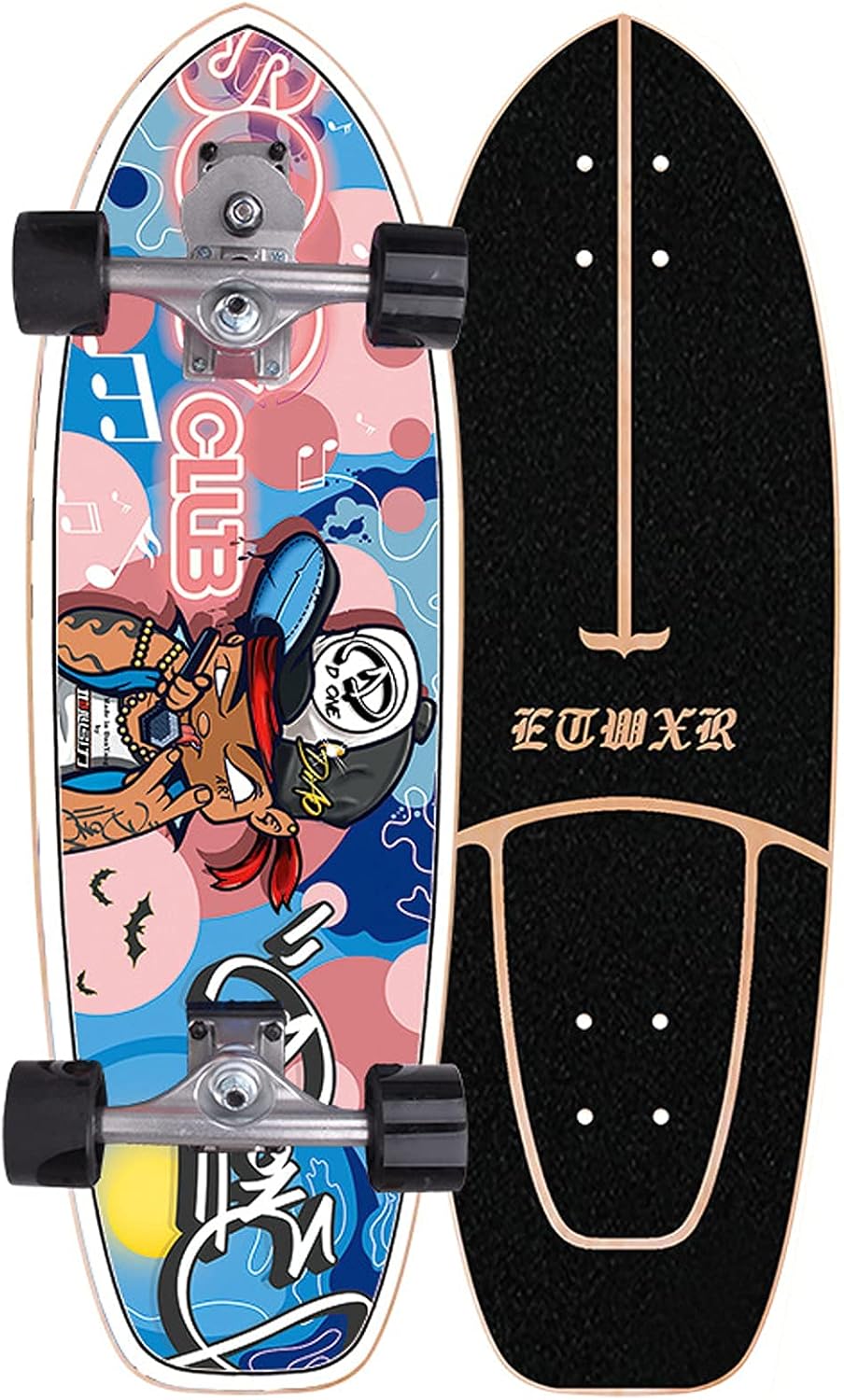 VOMI Surf Skates Pumpping Skateboard 32