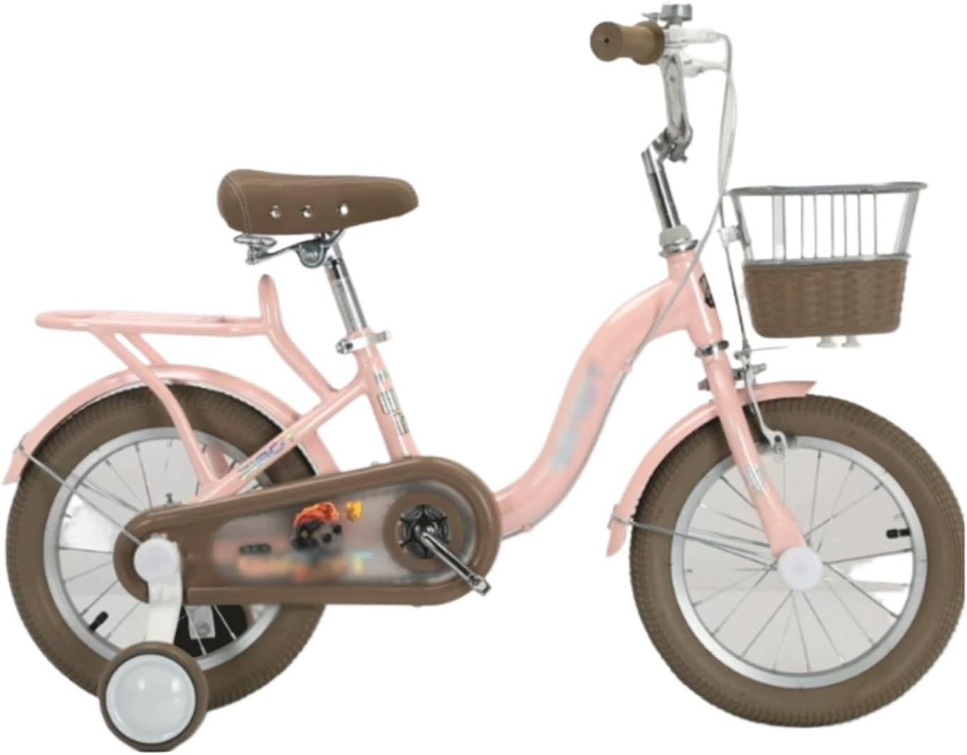 Wiggle cart Bike for Kids Bike with Training Wheels Back Seat Children Bicycles