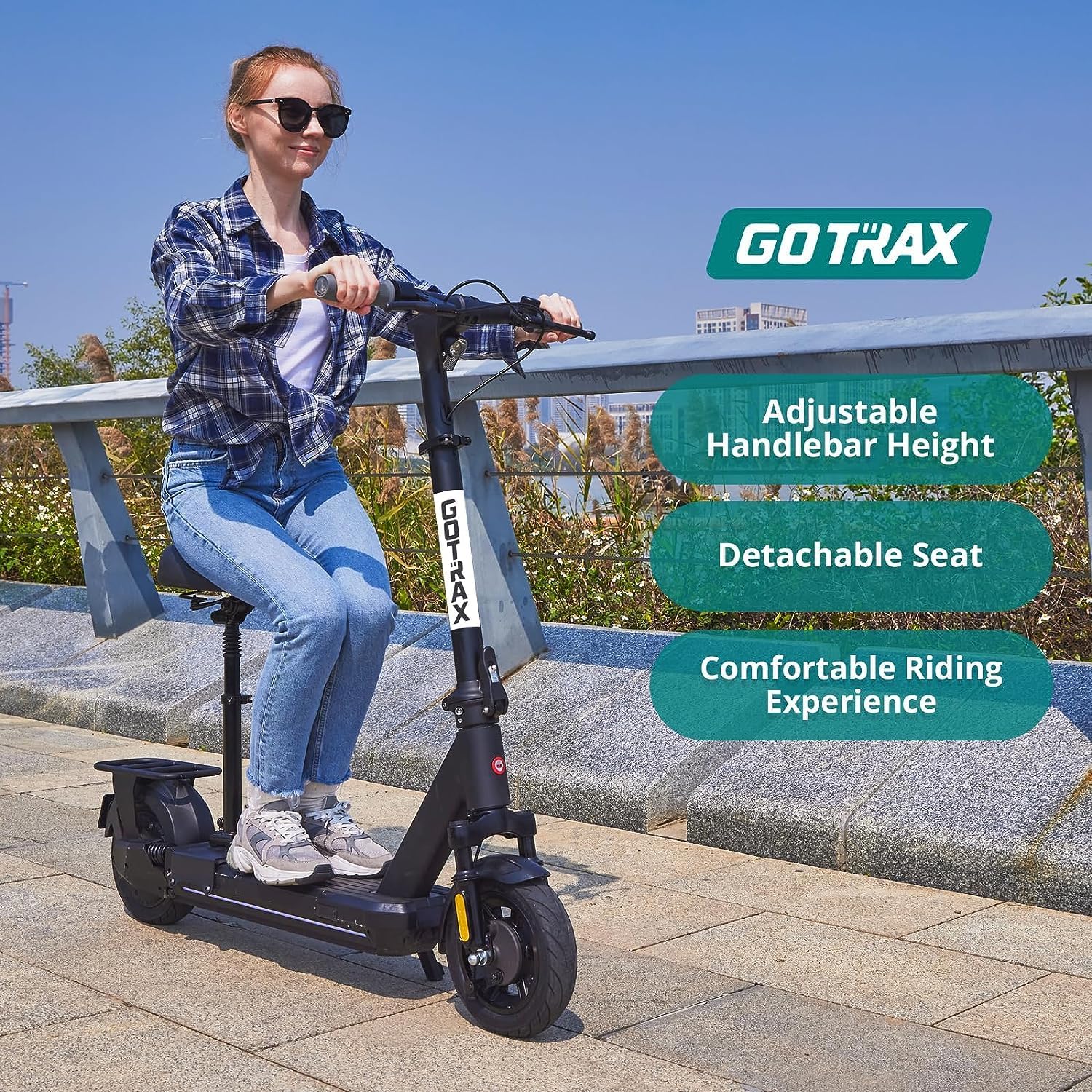 Gotrax Electric Scooter for Adults, Max 18/38 Mile & 20/28Mph by 350w/500w/1000w Motor,10