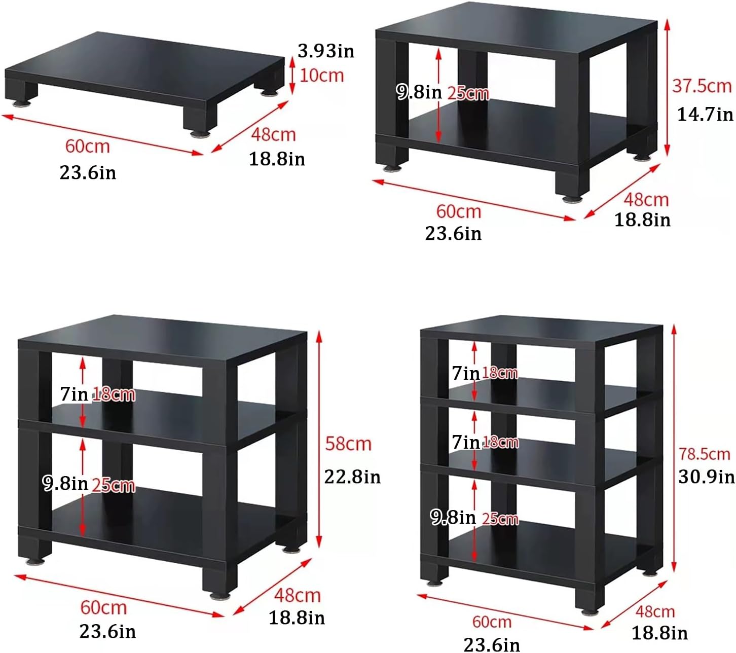 AV Component Media Stand