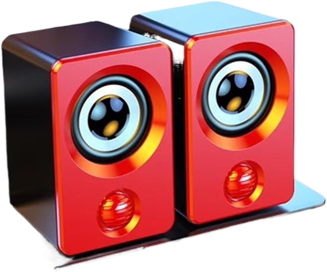 Computer Audio Desktop Home Wired Small Speaker Desktop bass(E)