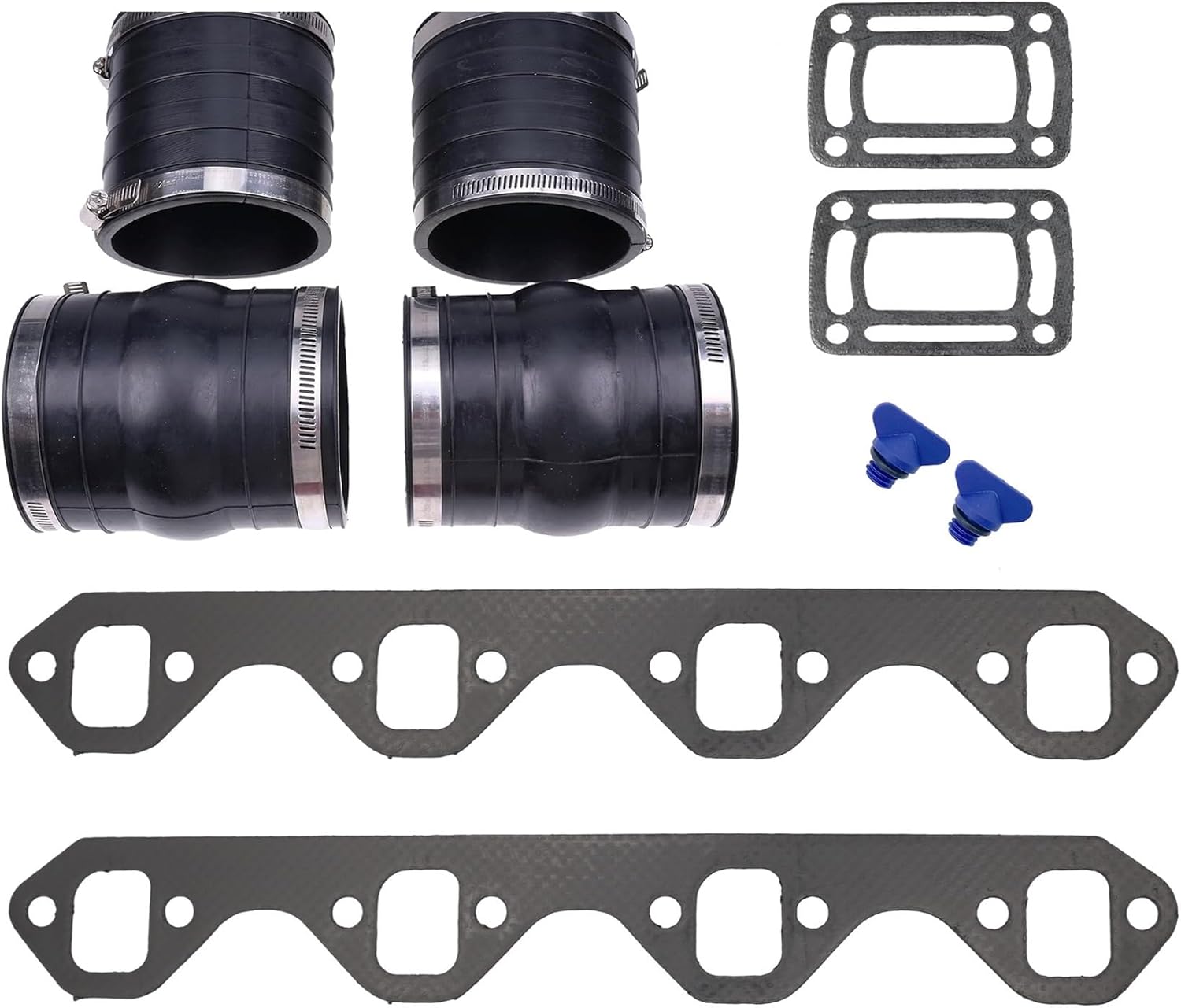 Exhaust Bellows kit (with Drain) for 5.0 5.8L 5.8 Sterndrive V8 Engine 8M0119211 3852696 3852741 Accessories Replacement