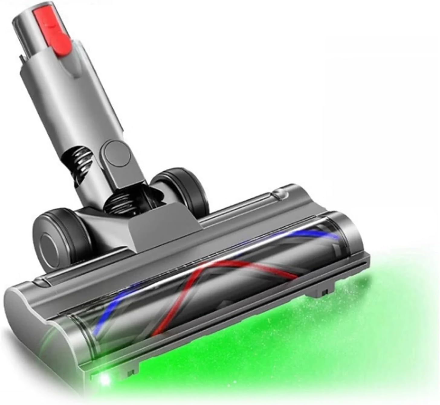 VDJNAJJP Direct Drive Brush Head ，Compatible for Dyson， V10 Slim V12 Slim Vacuum Attachment with LED Dust Detection for Carpet Floor Clean