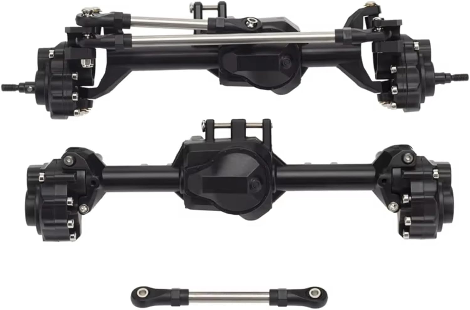 Rc Crawlers Axles For Traxxas For TRX-4 1/10 Metal Integrated Front Rear Portal Axle Housing Set RC Crawler Car Ultimate Upgrade Parts Model