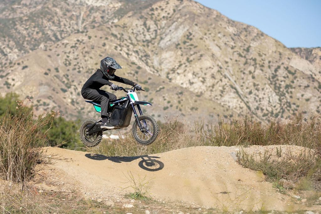 Razor Dirt Rocket Pro Spec, Performance eMoto Motocross Bike for Off-Road Mature Riders, 16Y+, 1600W Motor, 48V Lithium-Ion Battery, Up to 28MPH, Front Suspension & Link Tuned Rear Suspension System