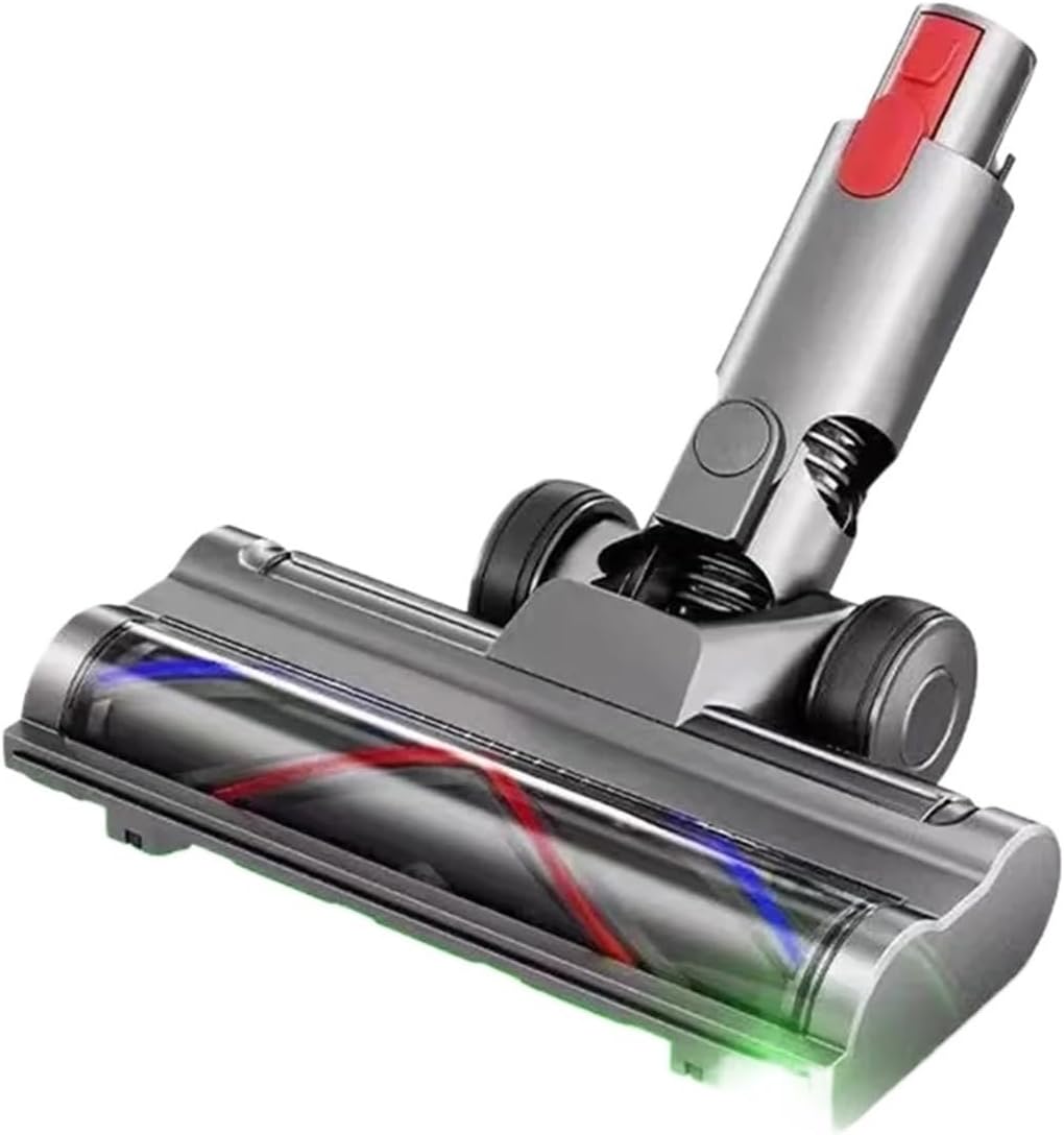 ZGHQHCDRH Vacuum Attachment Hardwood Floor Carpet V Shape Bristle Roller Brush with Lights，Compatible for Dyson， V7 V8 V10 V11 V15 Vacuum Cleaner Accessories