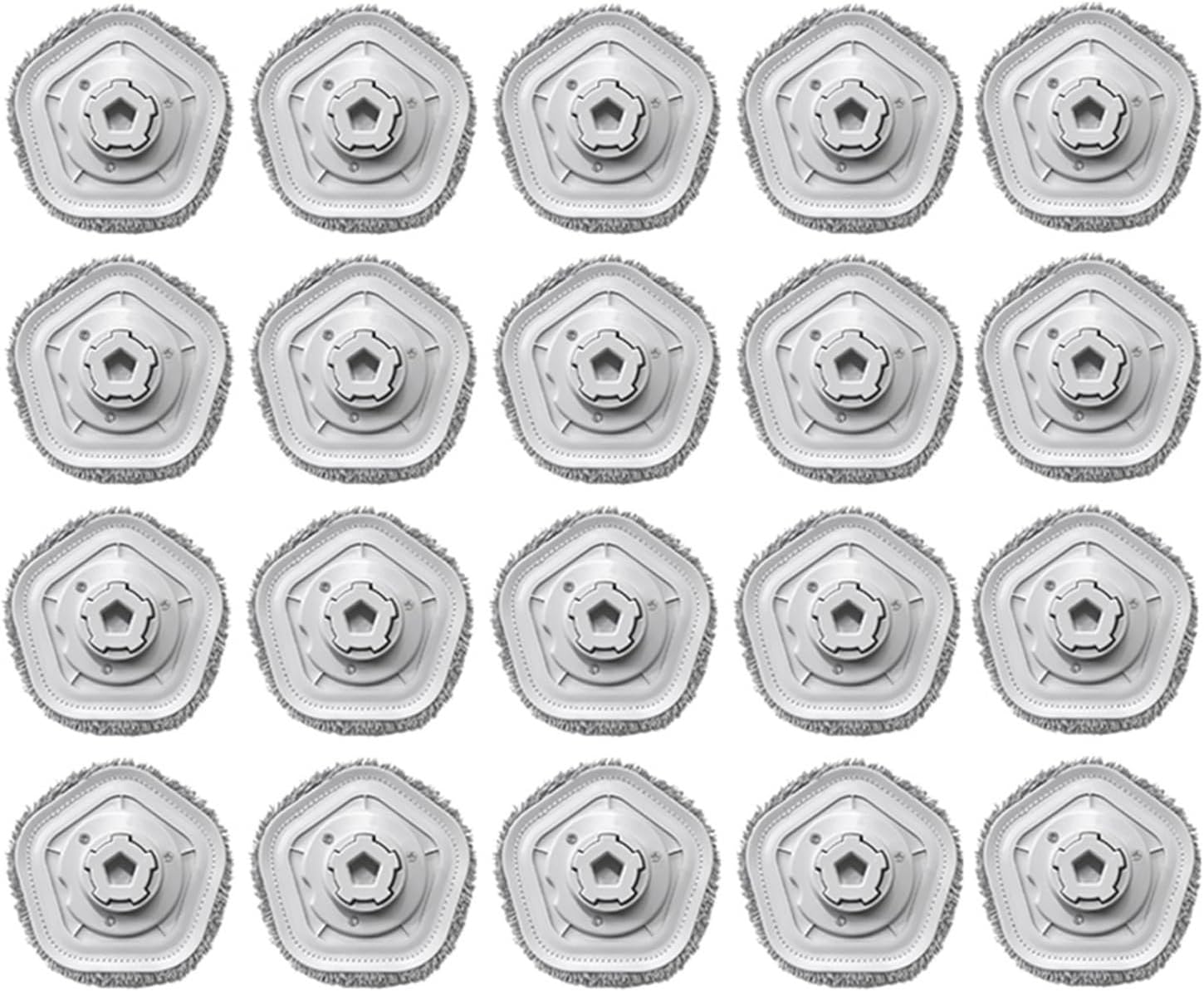 rqhdd Vacuum Attachment Compatible with Xiaomi Dreame Bot W10 / W10 Pro Self-Cleaning Robot Vacuum Mop Cloth Cleaner Replacement Spare Part(Set L)