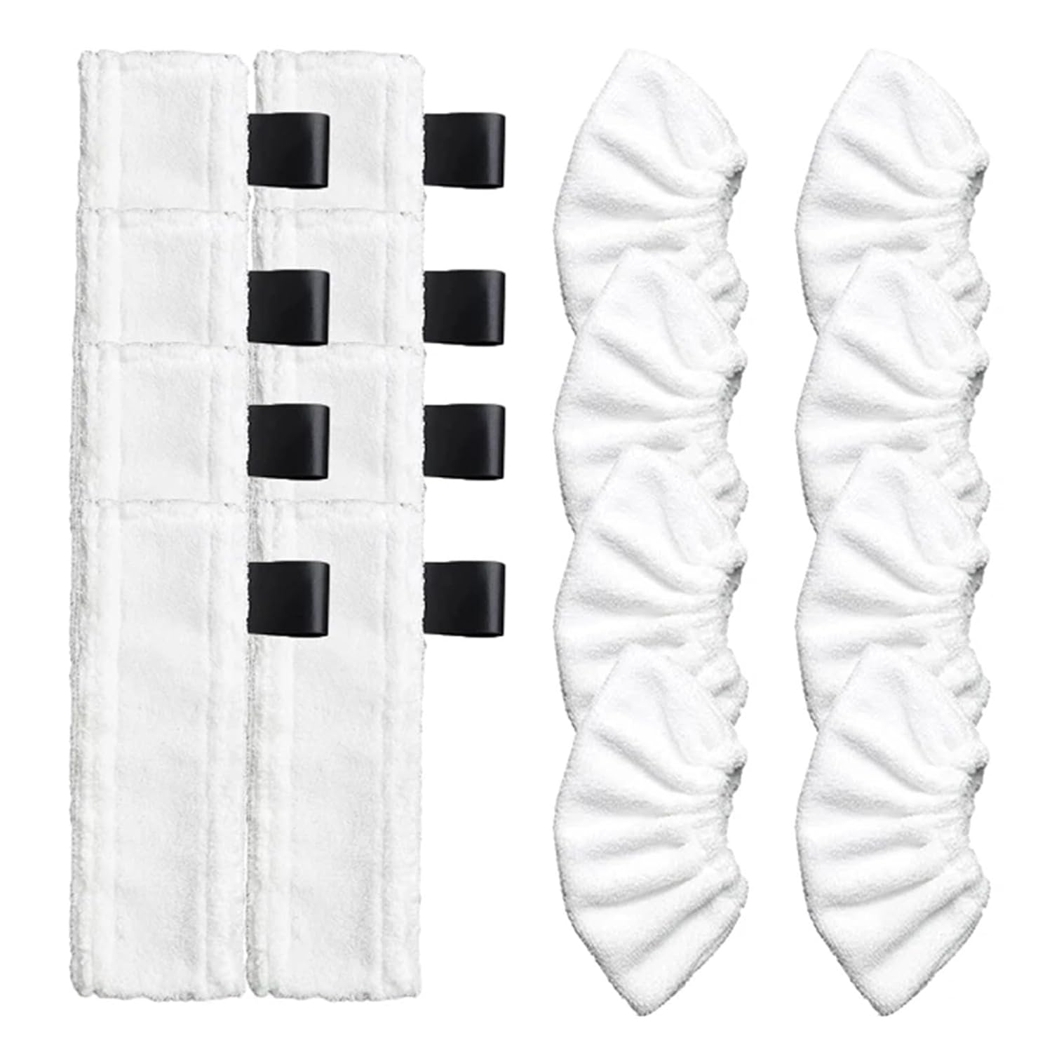 Compatible for Karcher EasyFix SC2 SC3 SC4 SC5 Steam Mop Cloth Cleaning Pad Cloth Cover Rags Replace Accessories Kacher Cleaner Spare Parts(Clear)