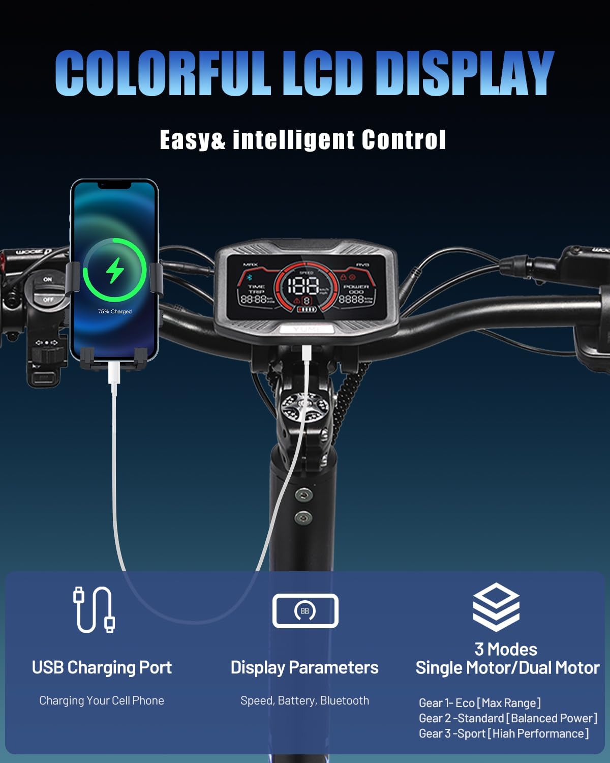 M YUME SCOOTER Hawk Pro Peak Power 6000W Electric Scooter Adult,Up to 50 MPH Speed,56 Miles Range Escooter, 10