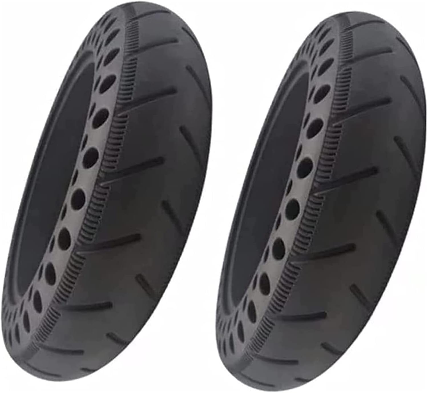 Electric Scooter Tires, 10X2.125 Solid Honeycomb, Non-Slip Puncture-Proof, Black