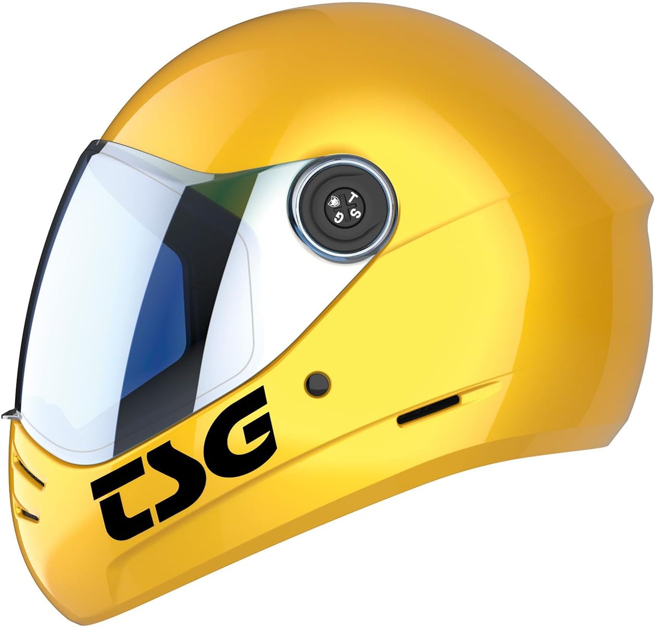 TSG - Pass 2.0 Full-face Premium Helmet w/Two Visors | Downhill Skateboarding, E-Skating, E-Onewheeling, Longboarding | Nose Ports, Air Flow Channels, Ear Slots, Adjustable Cheek Pads | ABS Hardshell