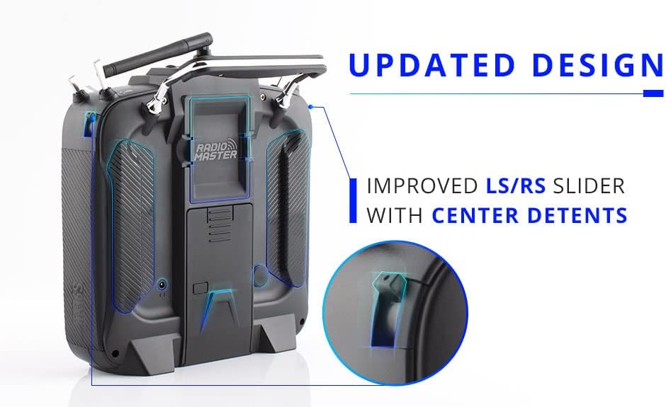 RadioMaster TX16S Mark II 2.4GHz 16 Channel EdgeTX Radio Transmitter Mode 2 (4-in-1 w/Hall Gimbals)