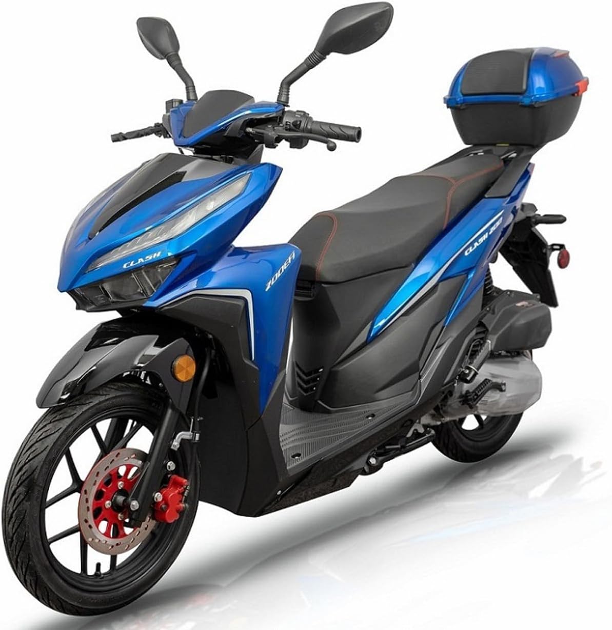 GSI Racing Clash 200 EFI Scooter (Black)