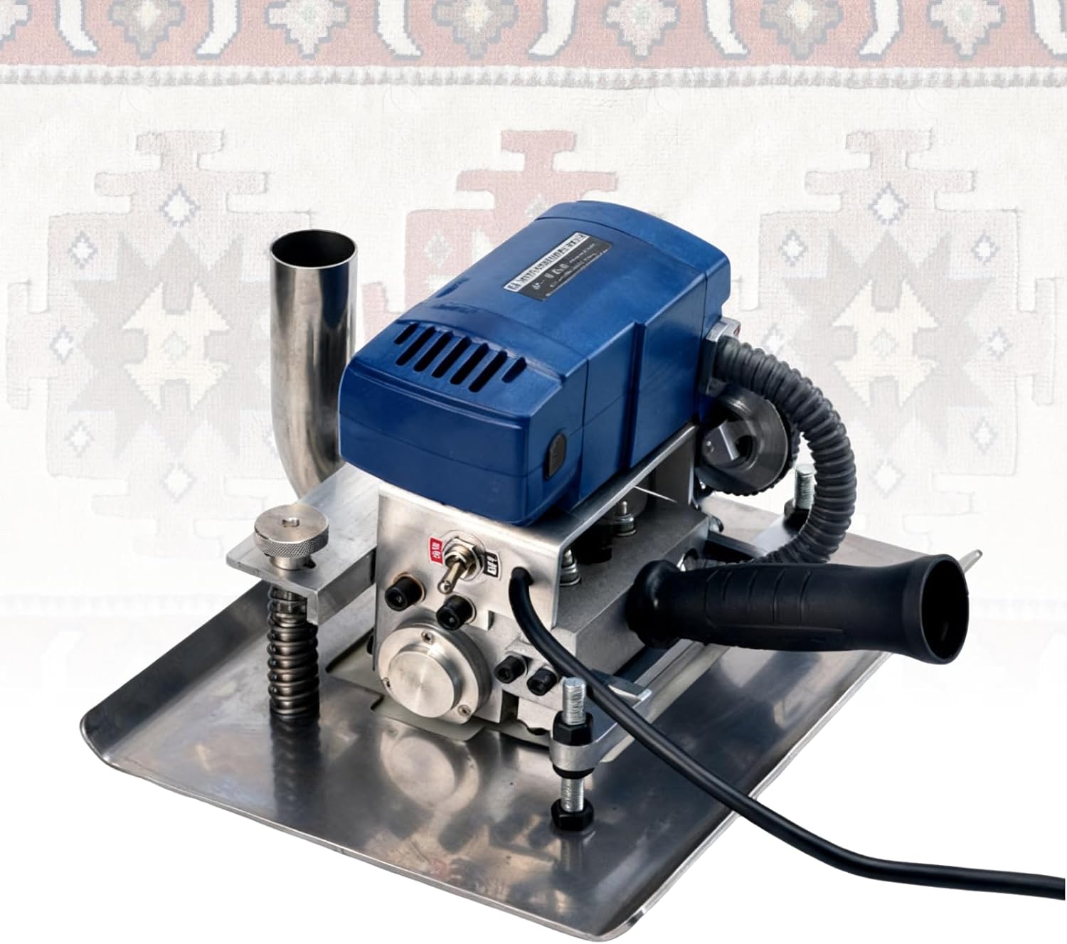 KUSOLE Flatbed Carpet Trimmer, Carpet Cleaning and Trimming Machine, Equipped with 3-inch Rotating Blades, 15,000 RPM Speed, Adjustable Depth, Quickly removes unevenness 220V