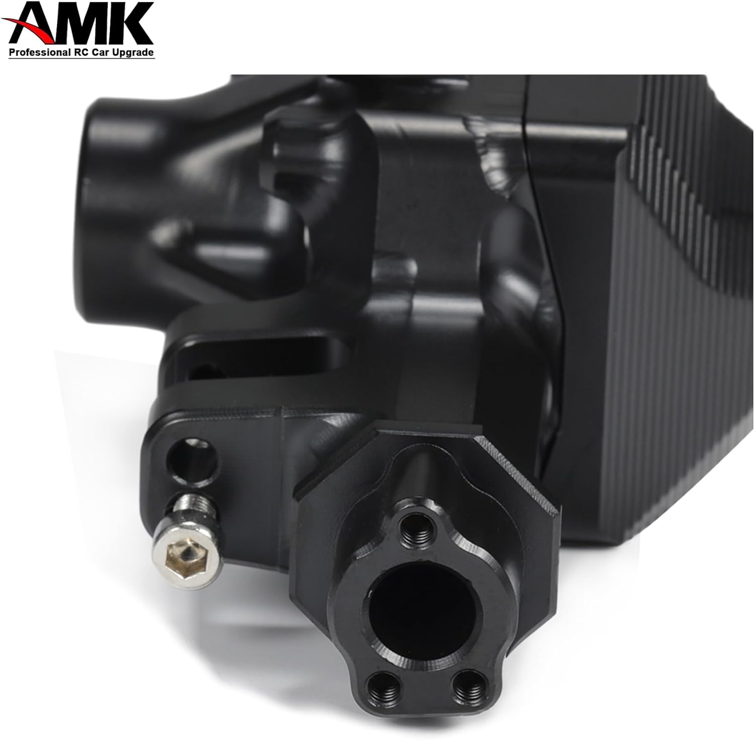 AMK TRX4 Brass Portal Axle Housing Front Rear Set 1106g Black Coating with Diff Covers C-Hub Counter Weights for 1/10 RC Crawler TRX6 TRX4 Upgrades (Front+Rear)