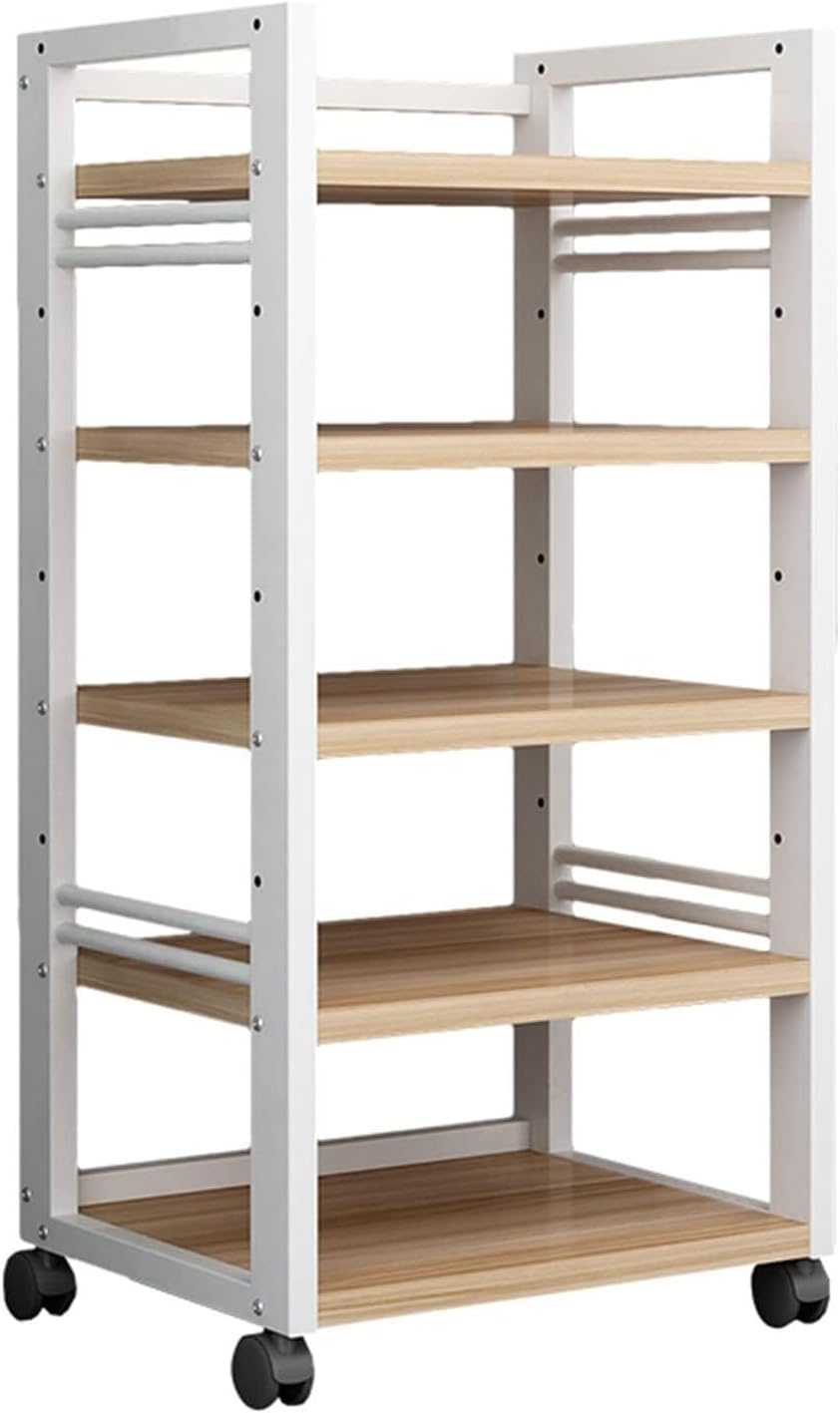 YLQFGUVWK 5 Tiers AV Media Cabinet Stand Assembly Cabinet