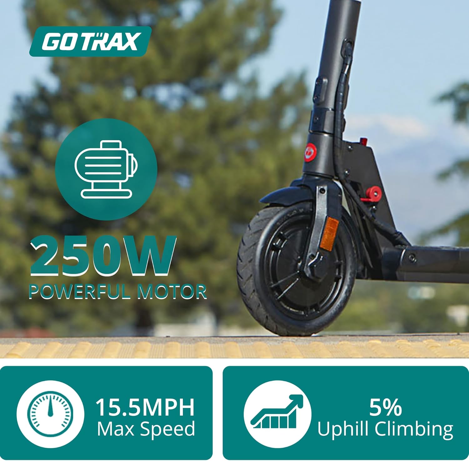 Gotrax XR Elite Electric Scooter for Adults, Max 16 Mile Range 15.5Mph Speed 300W Motor, 8.5