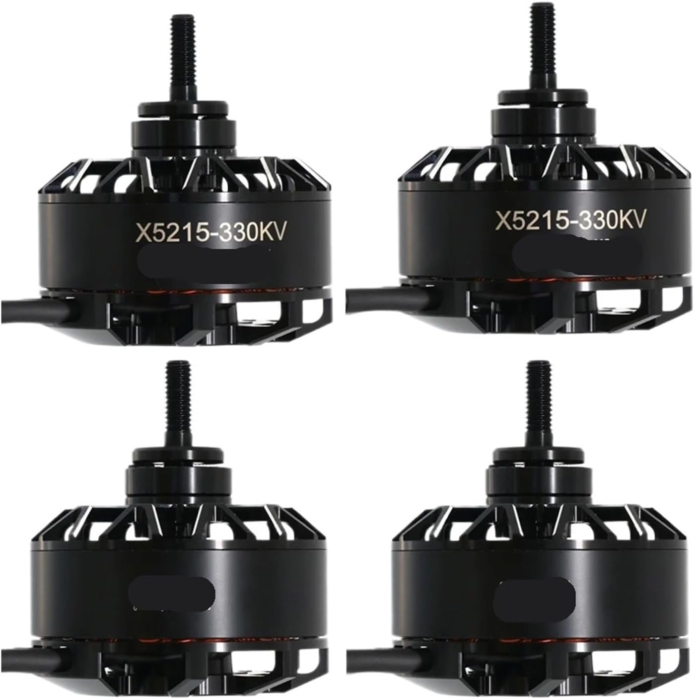 4 pieces for Angel X5215 5215 KV300 KV500 4-8S brushless motors with 4mm shafts suitable for RC FPV drone parts(X5215 330KV Motor)