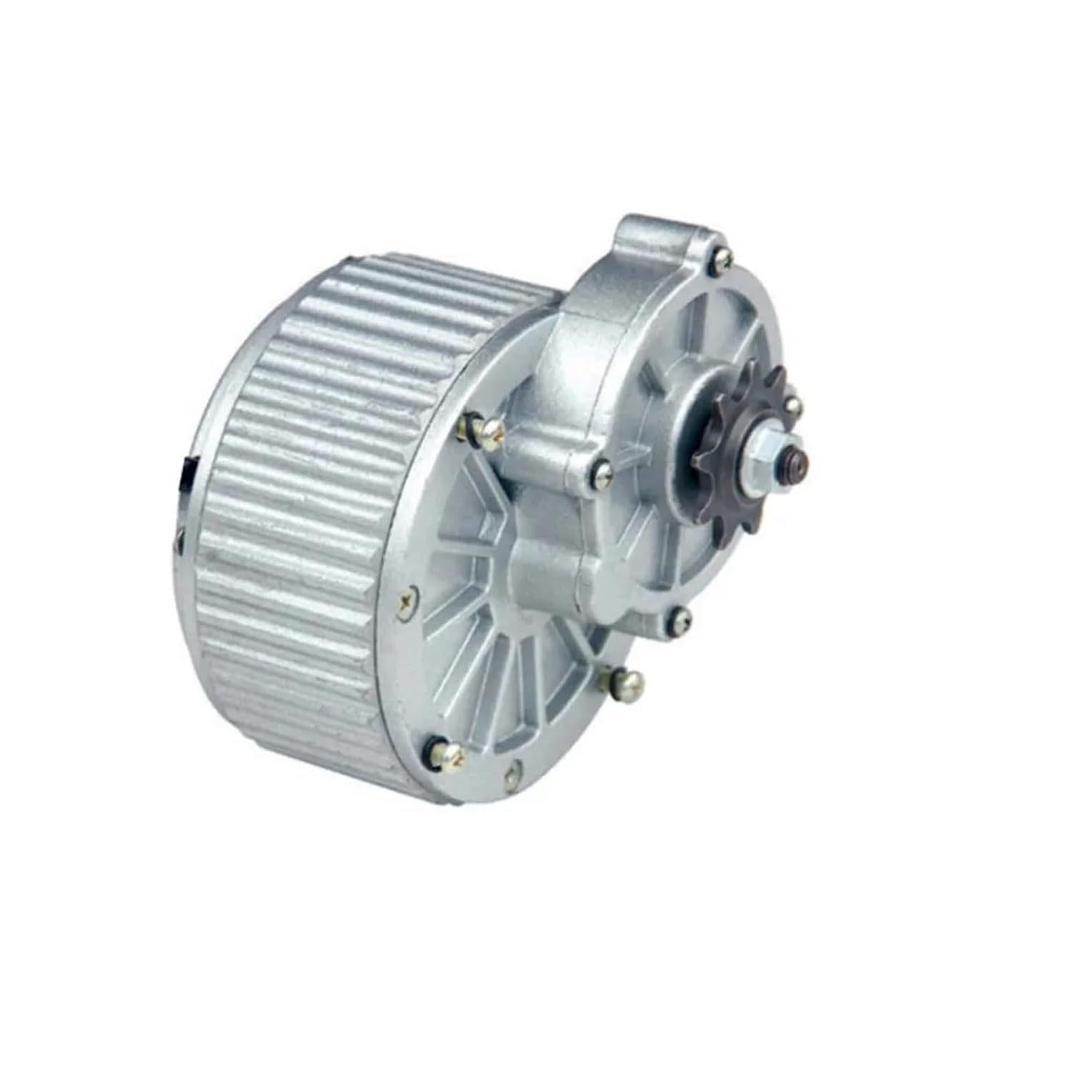 Electric Motor 24V 36V 250W 450W Reversible Brushed DC Motor Gear Reduction Electric Motor with 9 Tooth Sprocket MY1018(24V 450W)