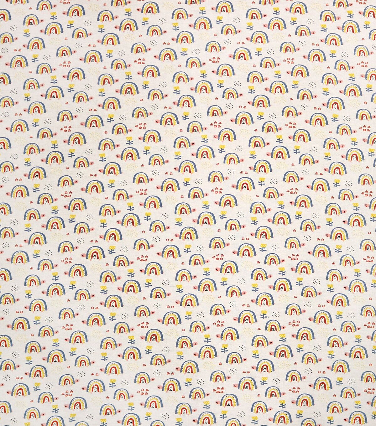 Rainbow Turtle Super Snuggle Flannel Fabric