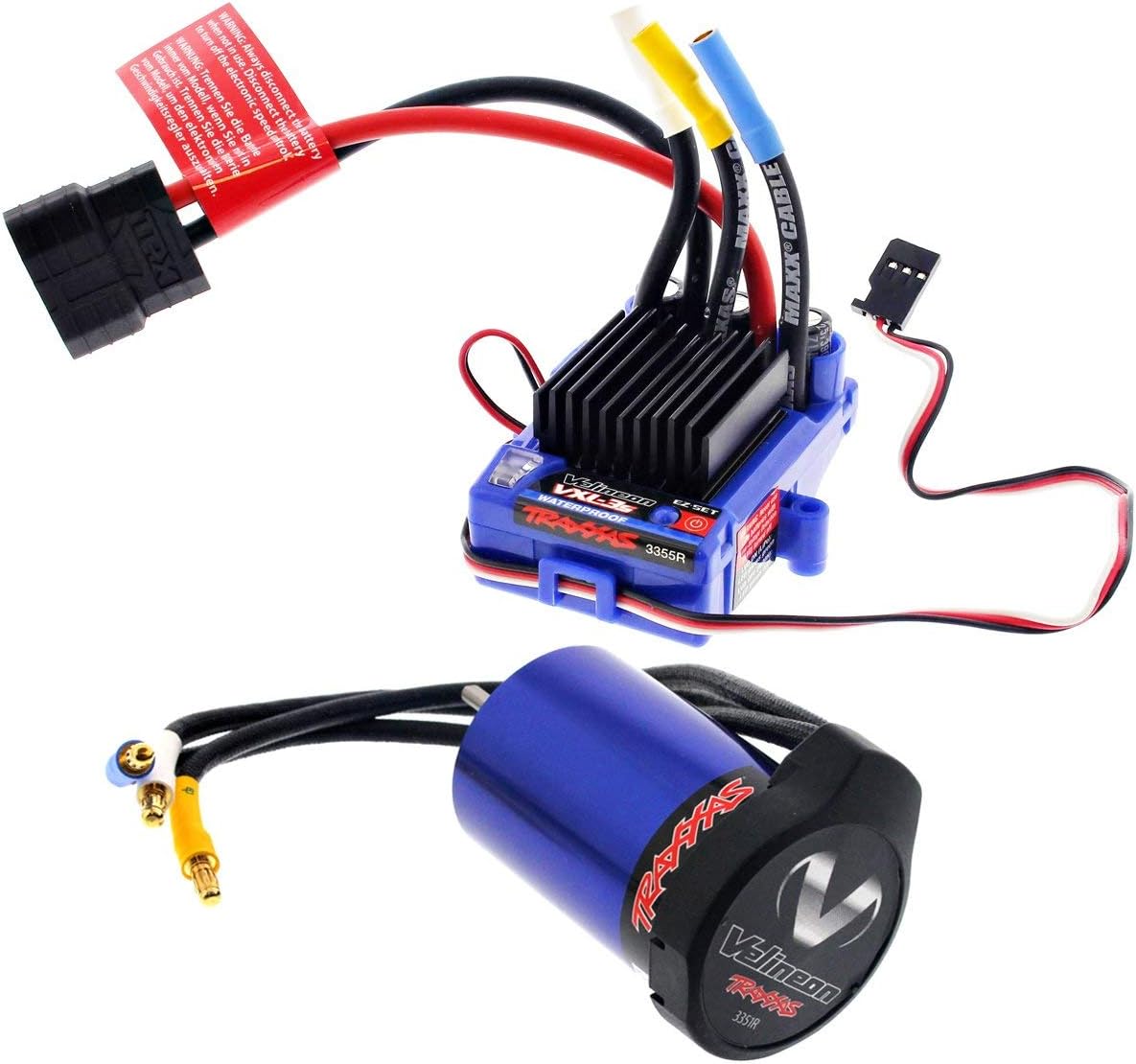 Traxxas 1/10 Stampede 4x4 3500kV VELINEON BRUSHLESS MOTOR & WATERPROOF VXL-3 ESC