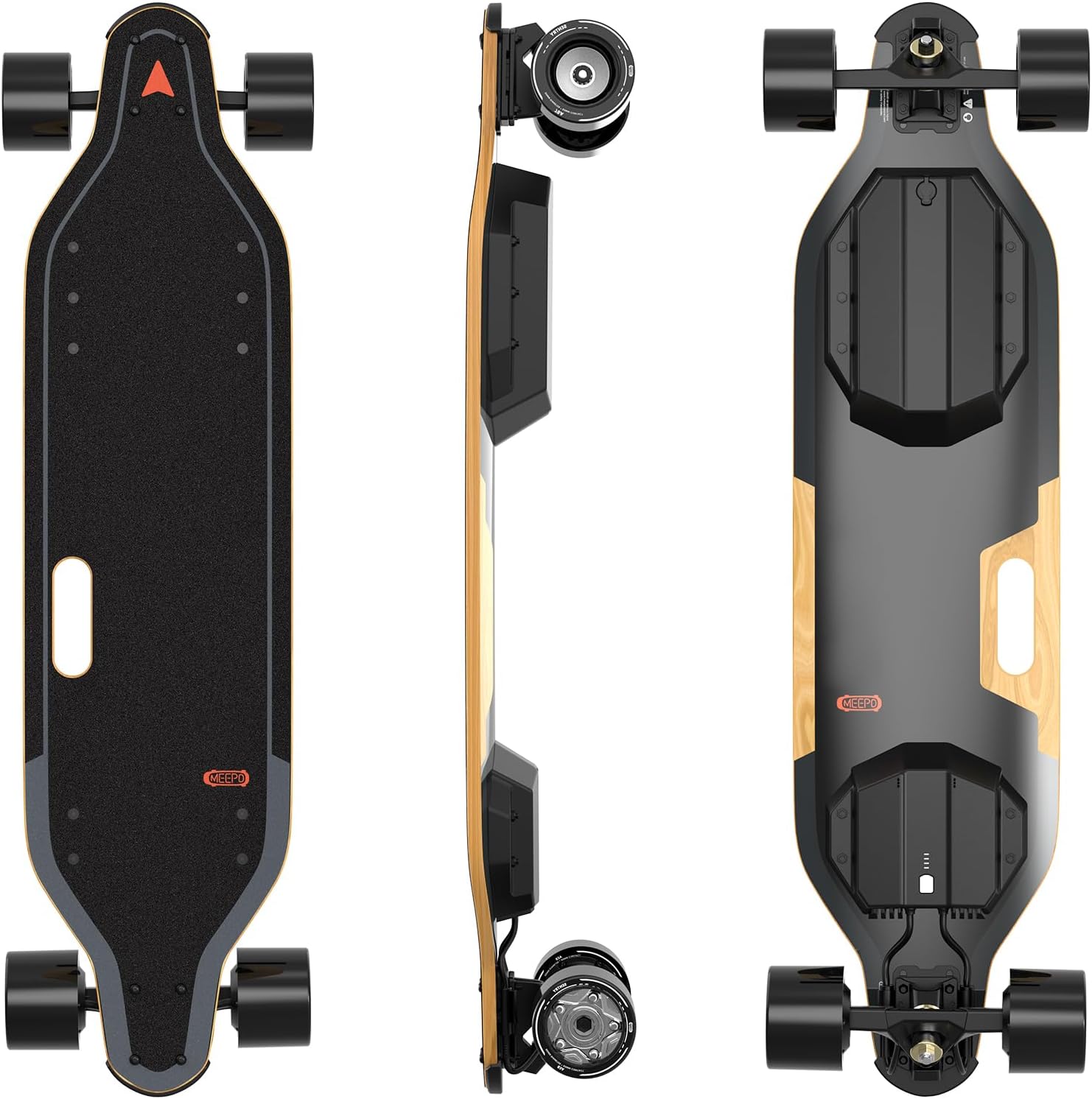 MEEPO Campus V3 Series/Envy Electric Skateboard with Remote, Top Speed Up to 29 Mph, 4 Speed Smooth Braking, Easy Carry Handle Design, Suitable for Adults & Teens