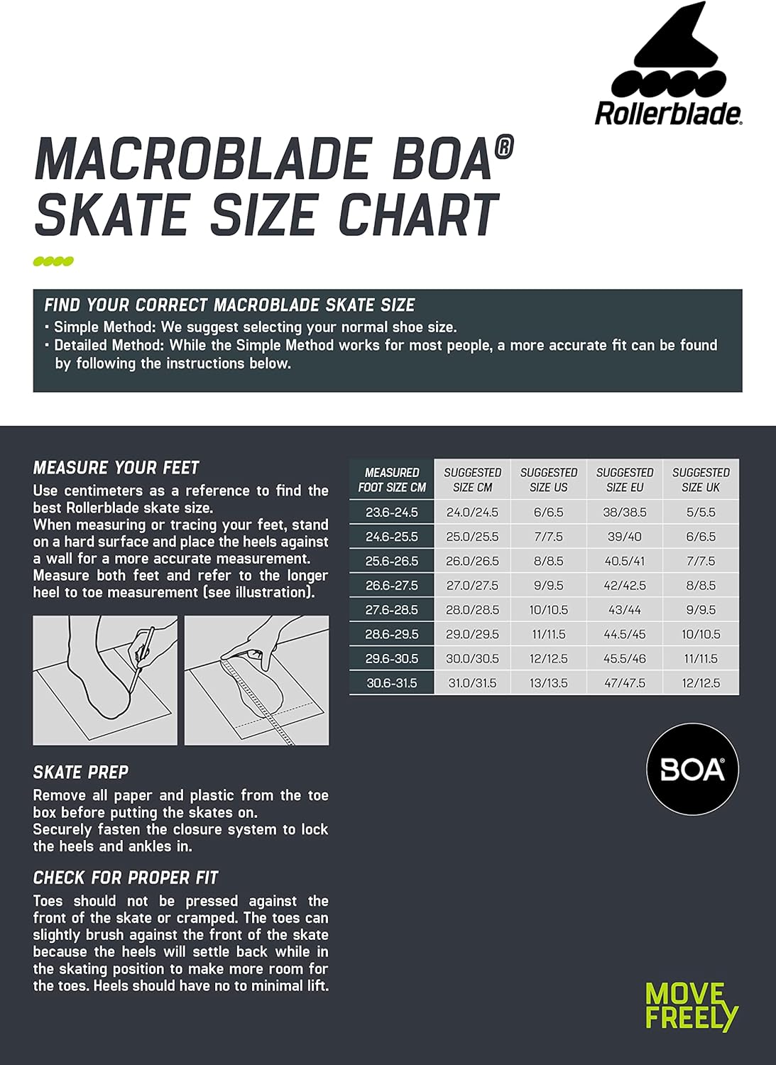 Rollerblade Macroblade 90 BOA Men's Adult Fitness Inline Skate, Black and Orange