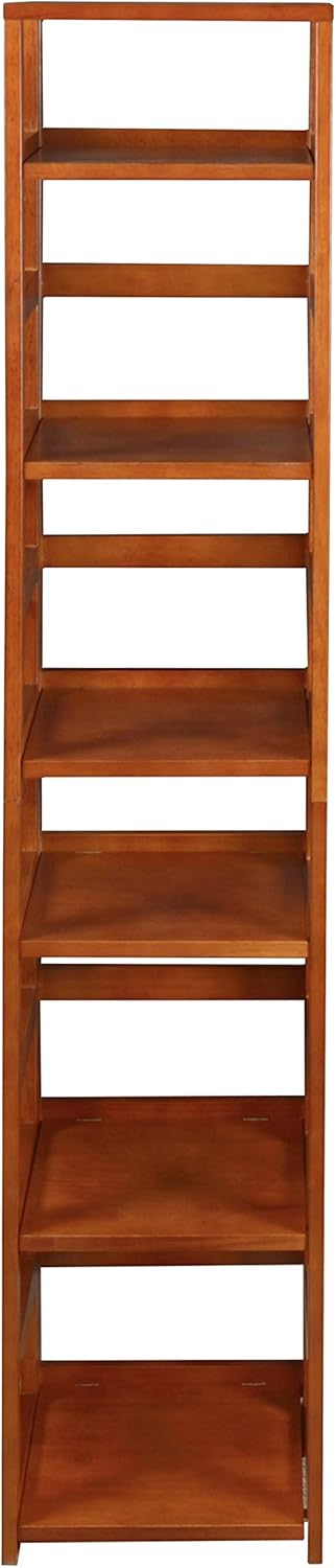 Niche Flip Flop Square Folding Bookcase, 67-inch, Cherry