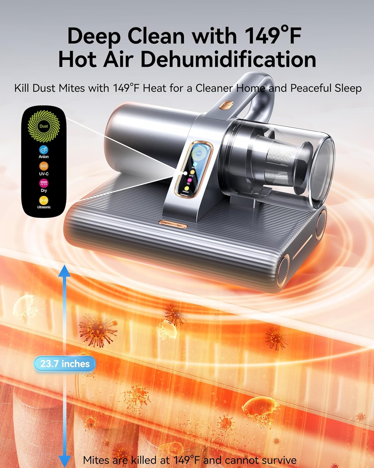 RANVOO Save $95 to Get AICE LITE Plus Blue & Handheld Vacuum Cleaner Together