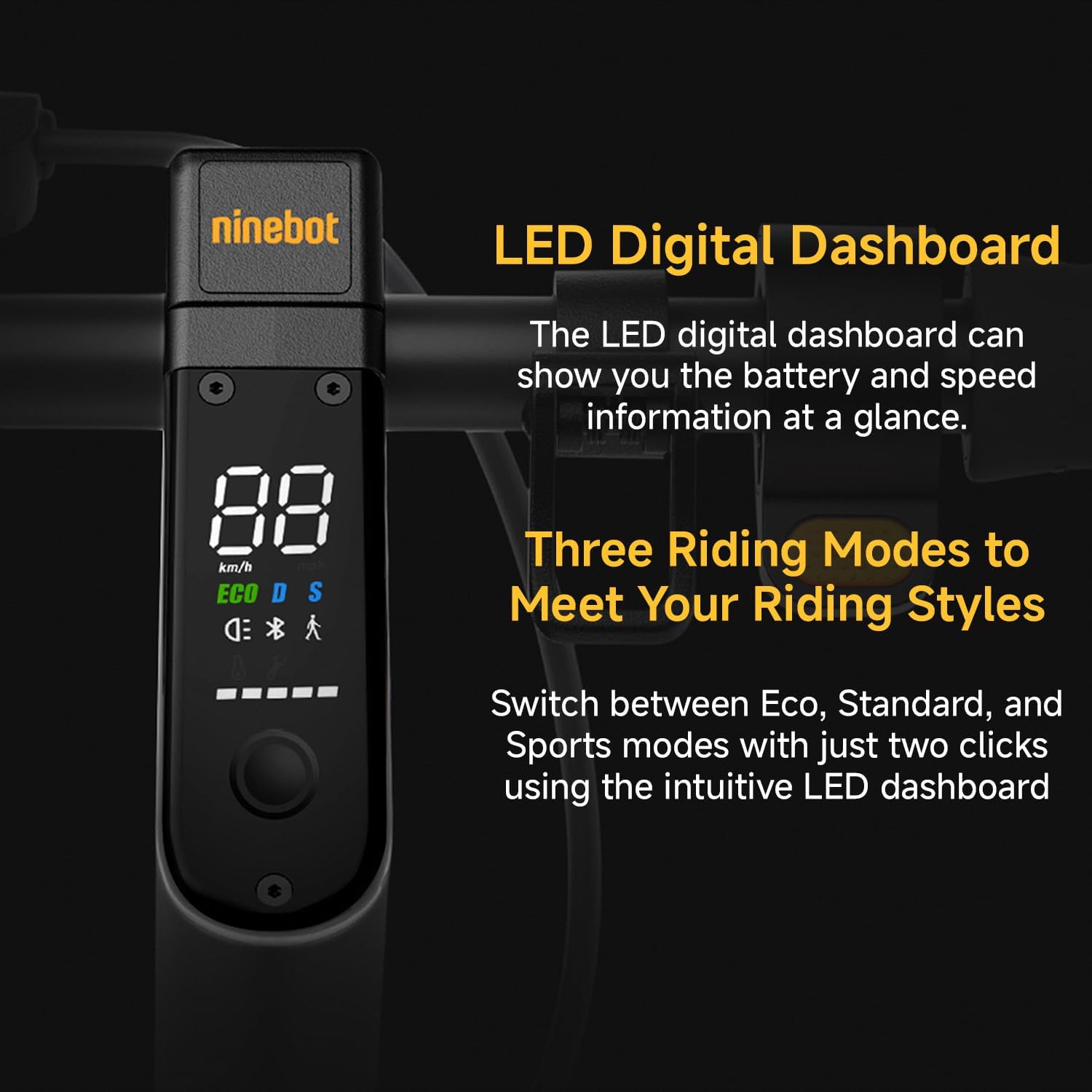 Segway Ninebot MAX Series Electric Scooter, Up to 22–28 MPH, Long Rang, Dual Suspension & Braking System, Fast Charging, Scooter for Adults, UL-2272 2271 Certified (G2/G3)