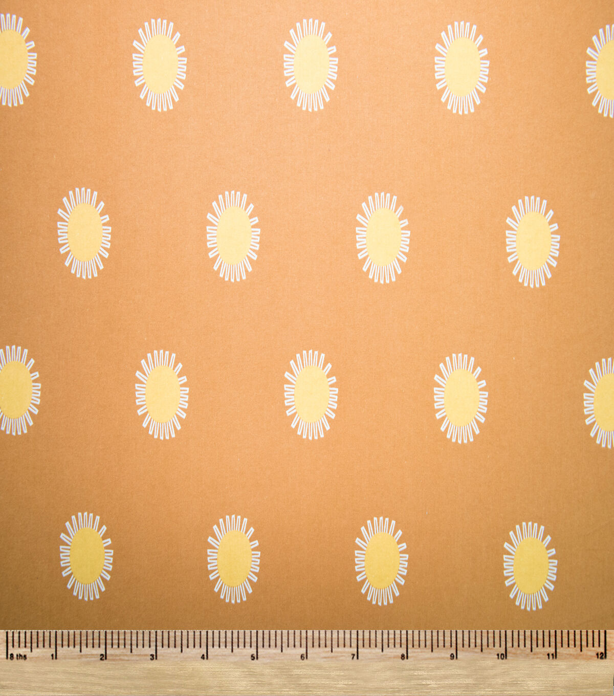 Super Snuggle Tossed Suns Flannel Fabric