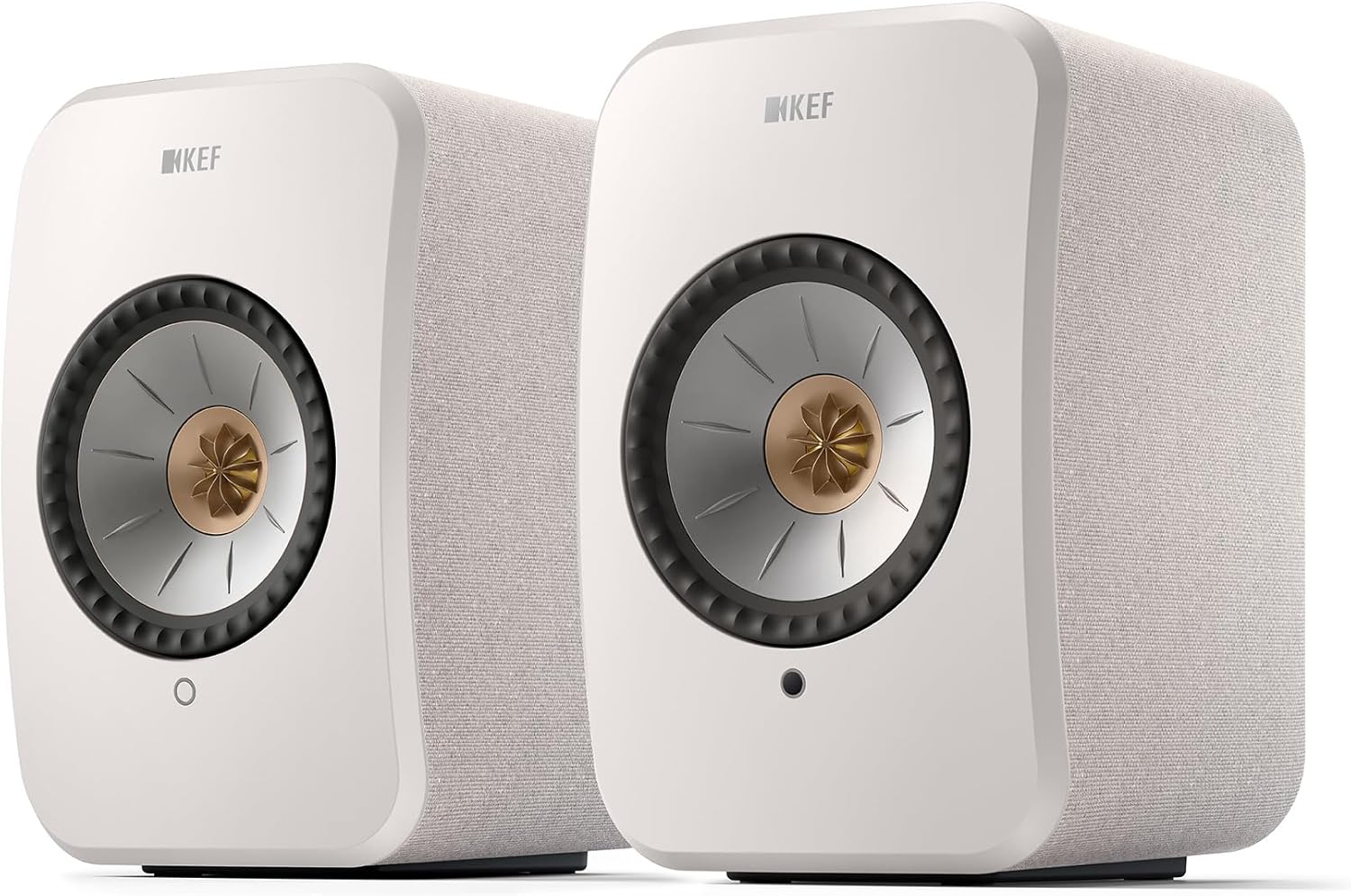 KEF LSX II Wireless HiFi Speaker System (Cotton White)