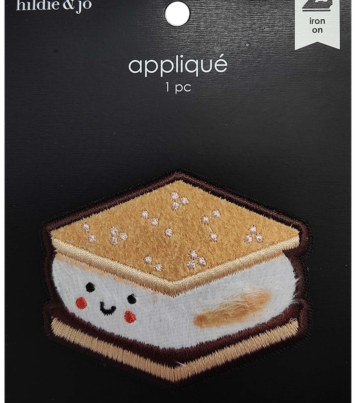 3 Plush Smore Iron On Patch by hildie & jo