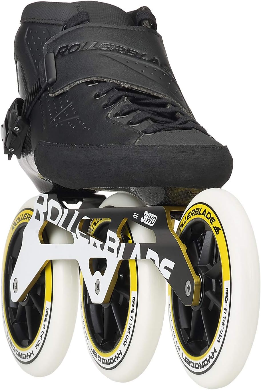 Rollerblade Powerblade Pro 125 Unisex Adult Fitness Inline Skate, Black, Premium Inline Skates